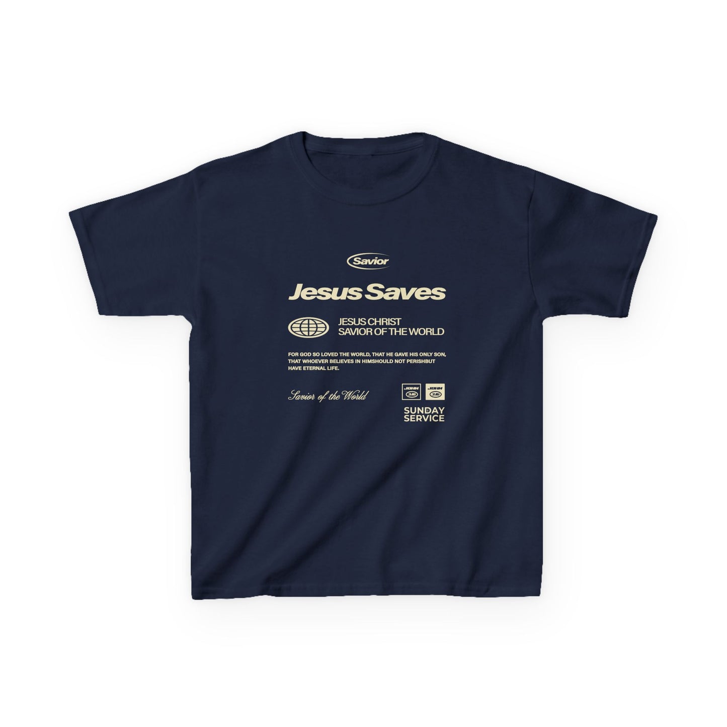 Youth — "Jesus Saves" Tee