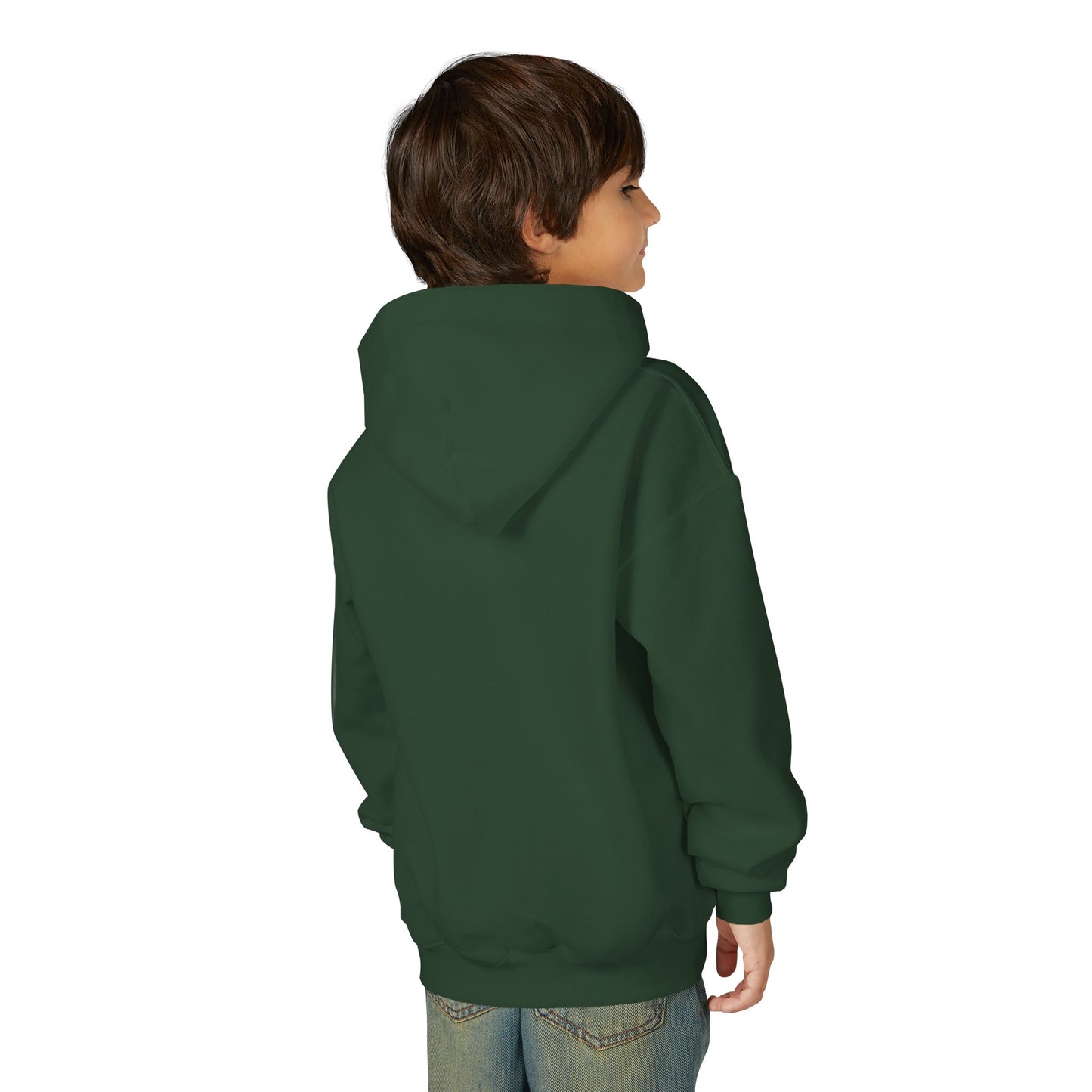 Youth Hoodie — "The Enemy Flees in Your House" Graphic Horse Pullover