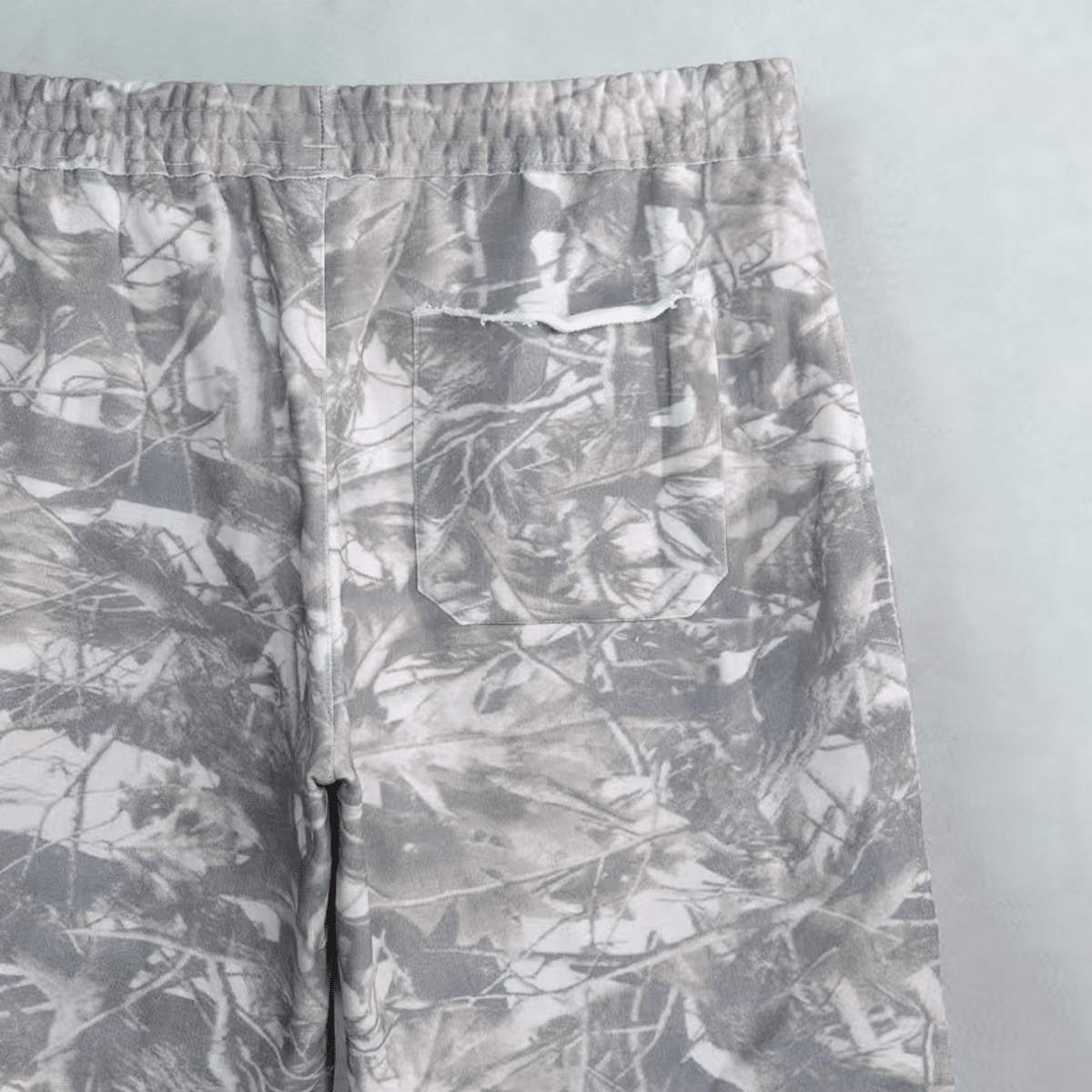 French Terry Camo Shorts -unisex