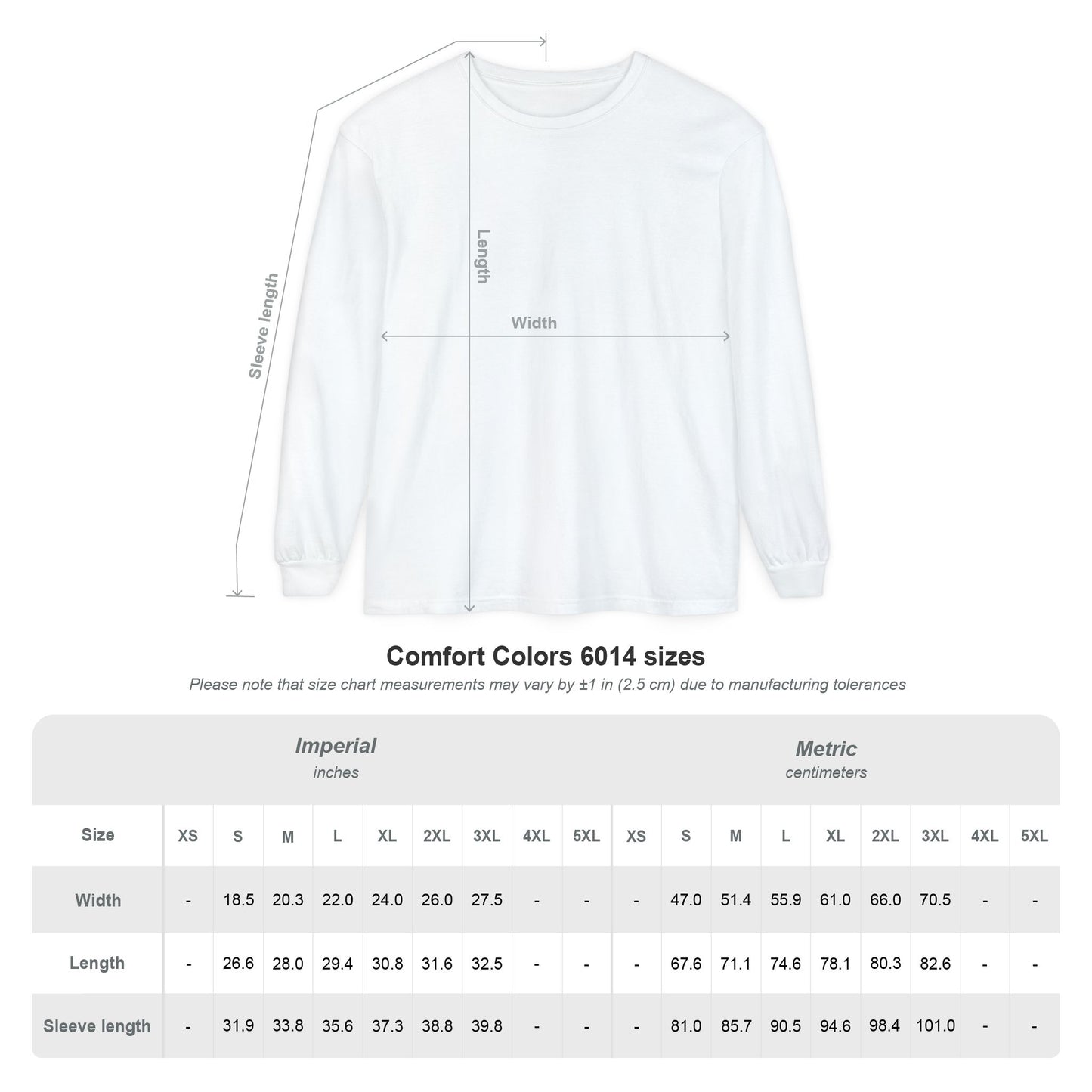 “Slow Sunday” long sleeve