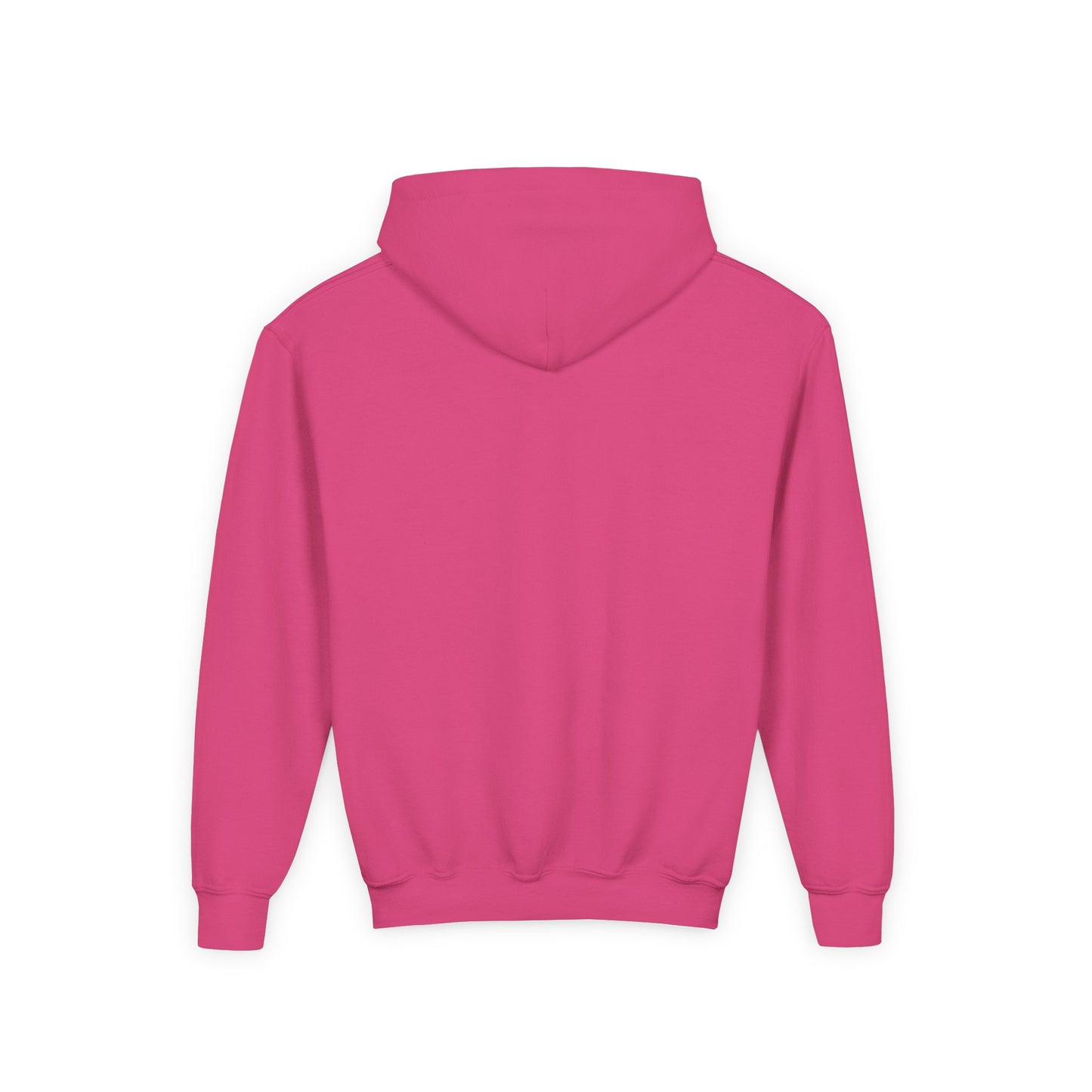 Youth Hoodie - 'The Enemy Flees in Your House' Pink Cowboy Graphic