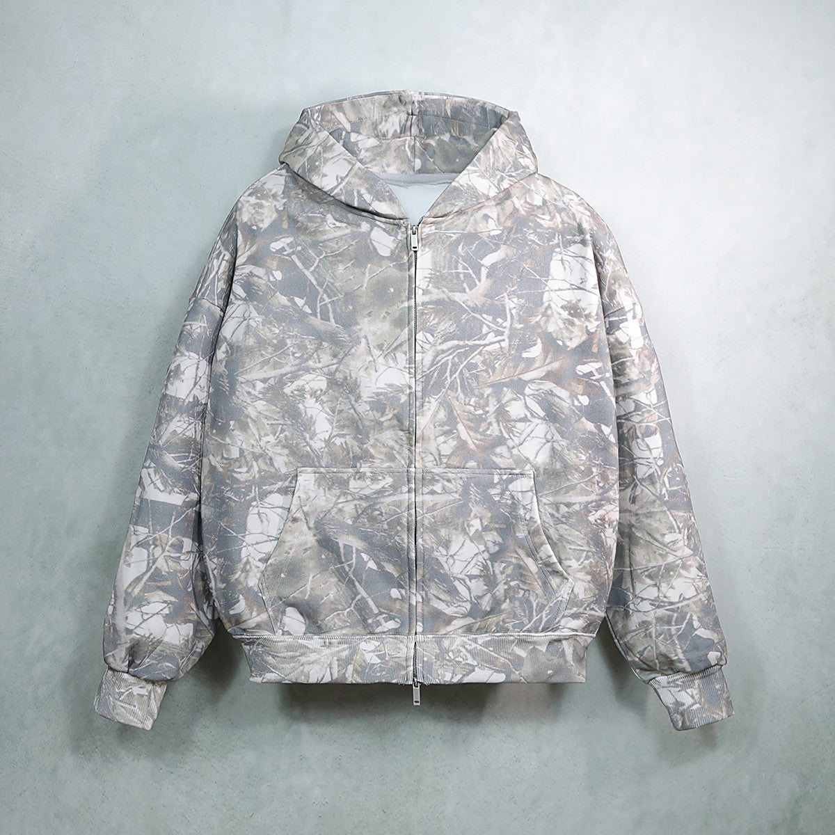 "Led by the Lord" butter yellow Camo hoodie