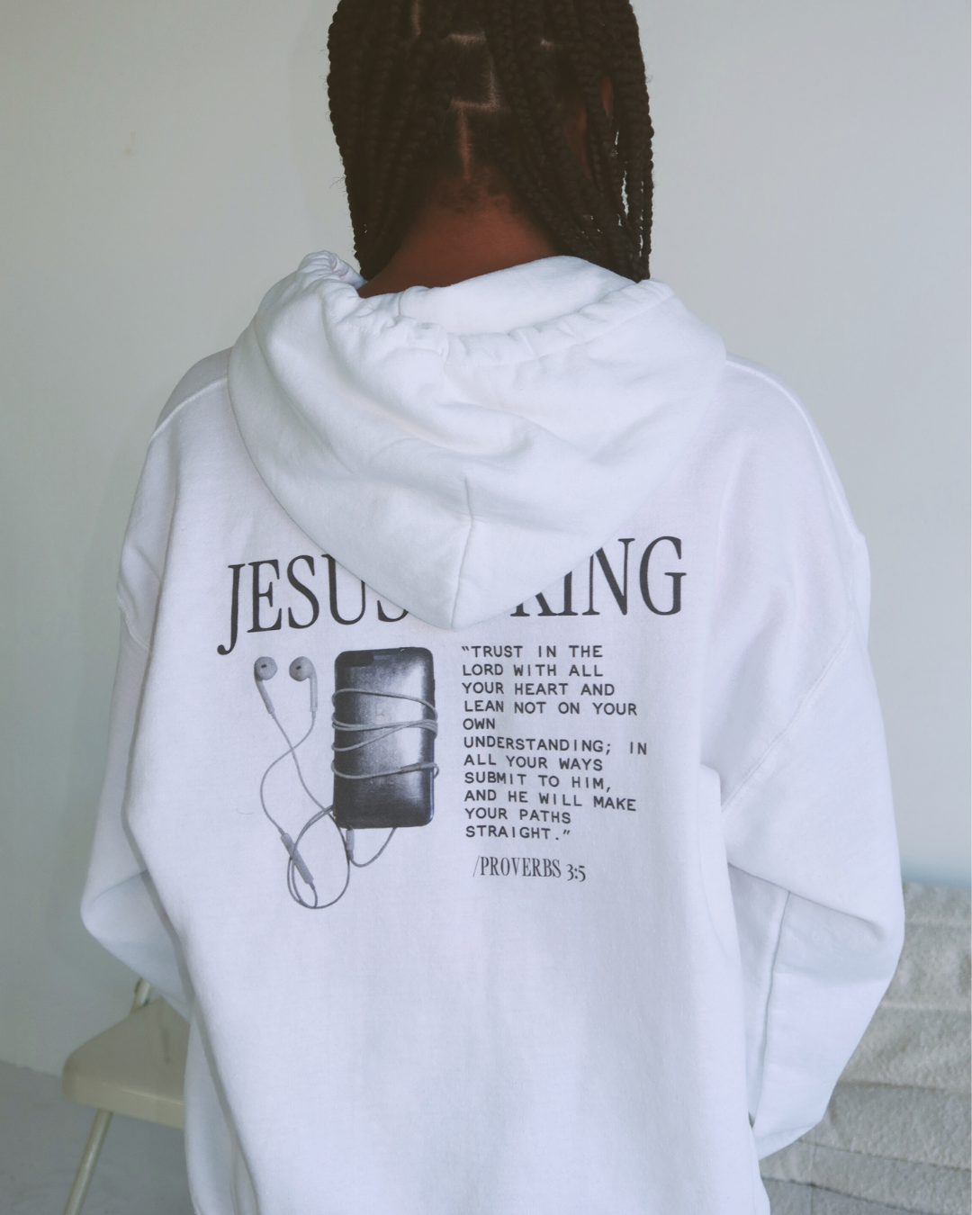 "Jesus Is King" Graphic Pullover