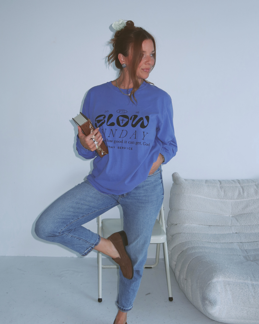 “Slow Sunday” long sleeve