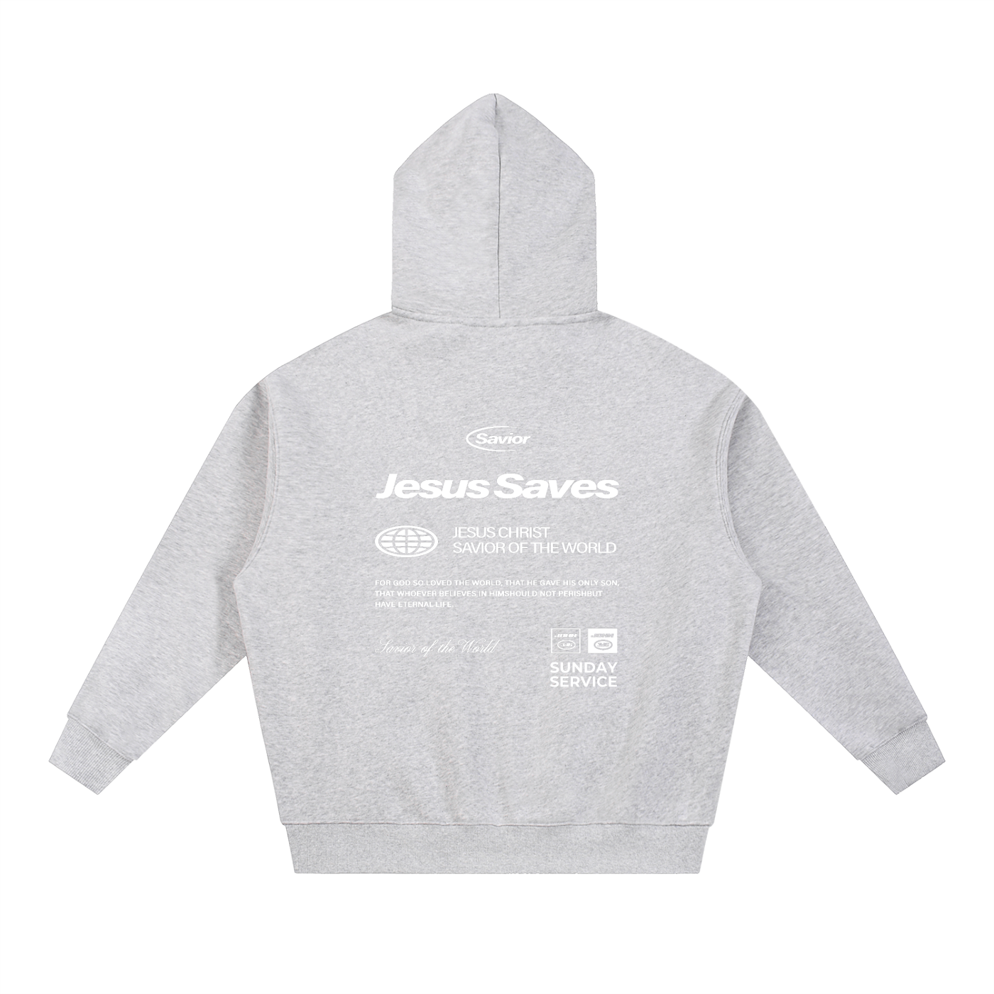 Jesus Saves Zipper Hoodie