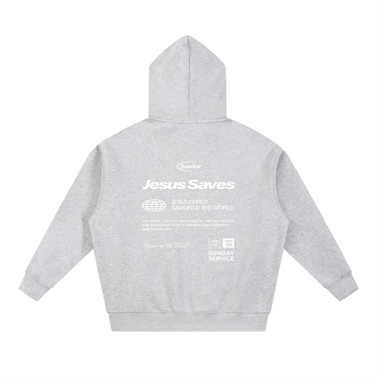 Jesus Saves Zipper Hoodie