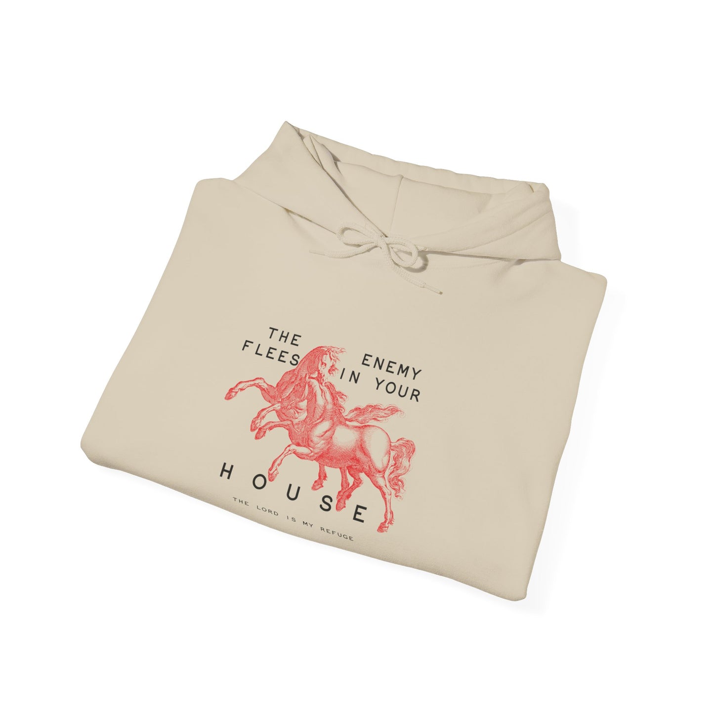 The enemy flees hoodie