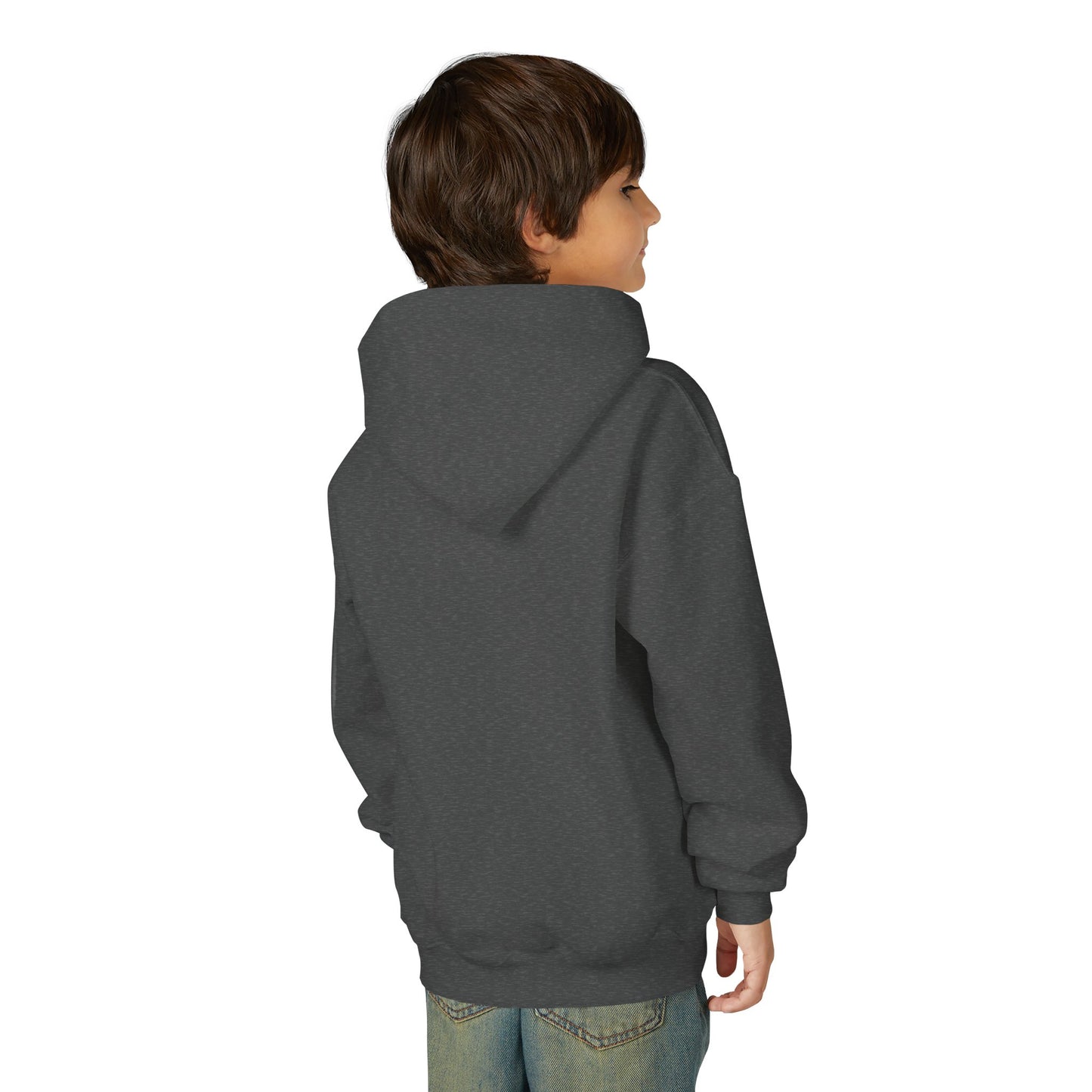 Youth Hoodie — "The Enemy Flees in Your House" Graphic Horse Pullover