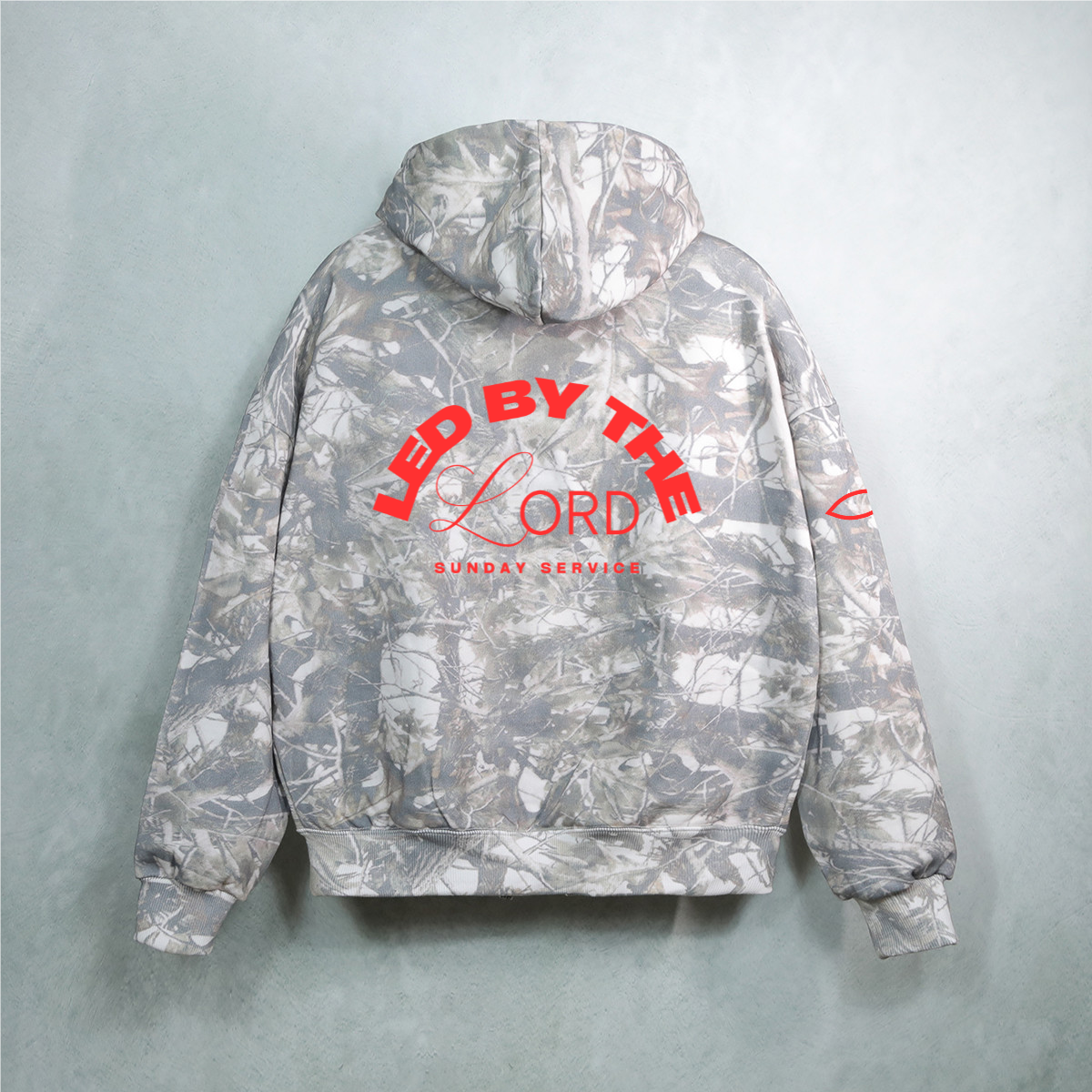 "Led by the Lord" Camo hoodie unisex