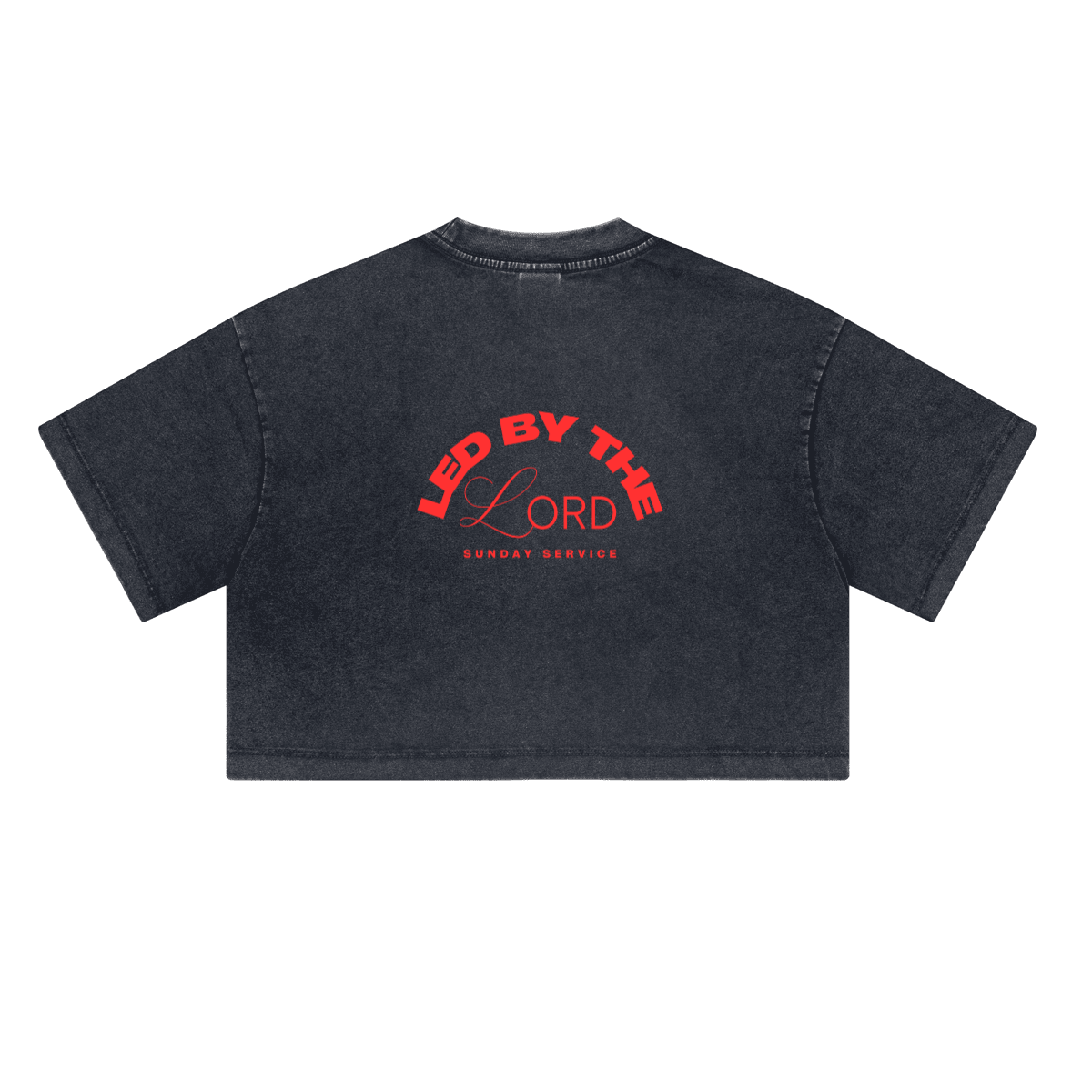 "Led by the Lord" Crop Tee