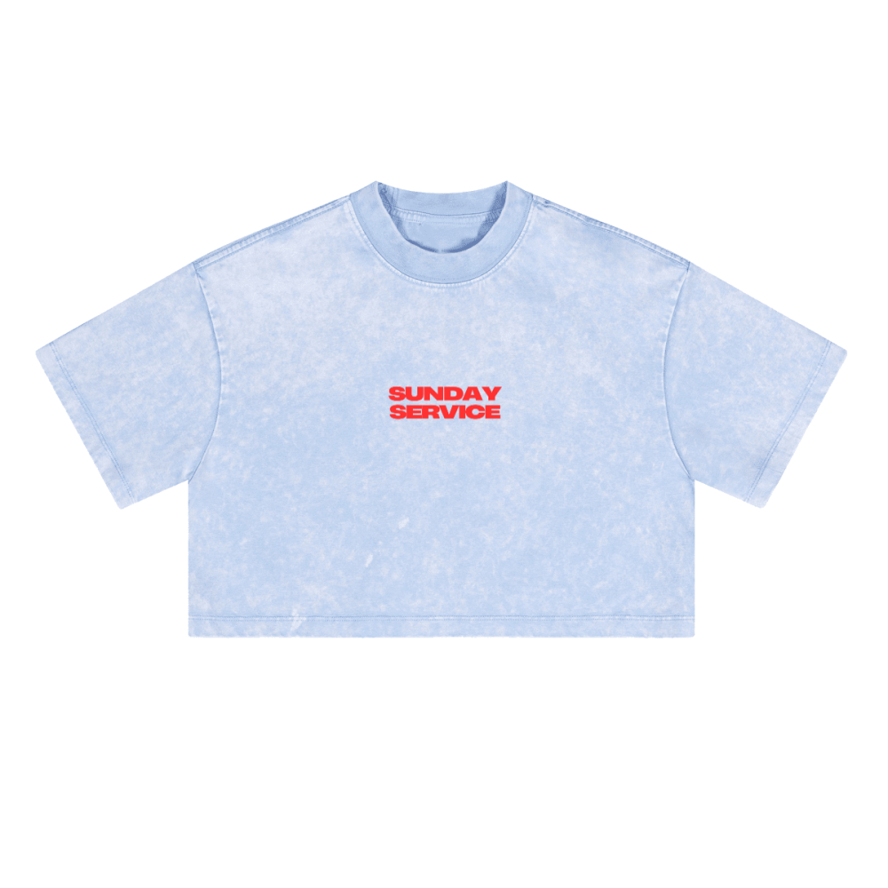 "Led by the Lord" Crop Tee