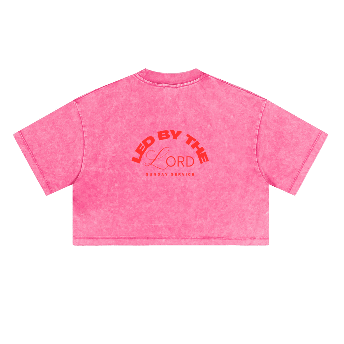 "Led by the Lord" Crop Tee
