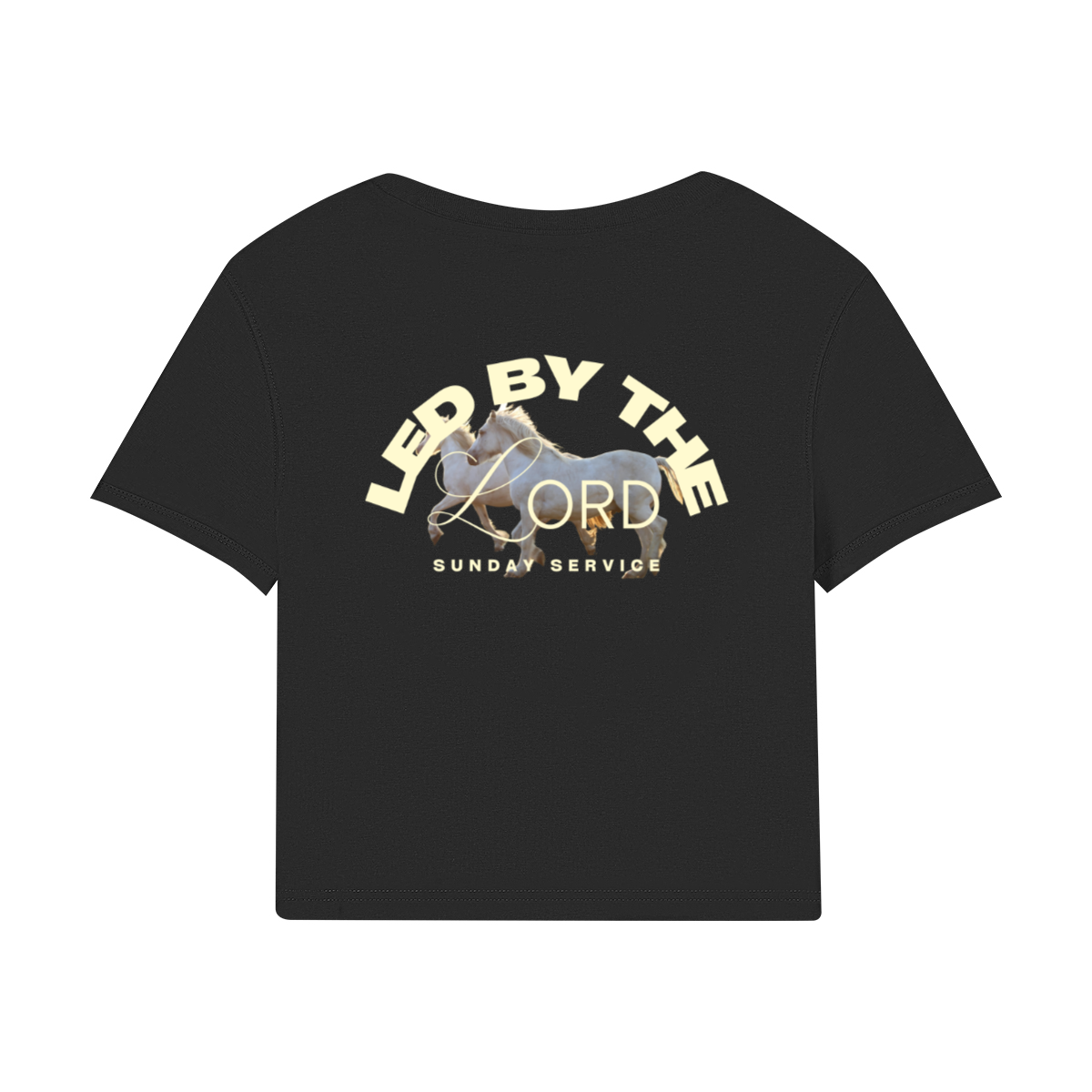 "Led by the Lord" baby doll tee