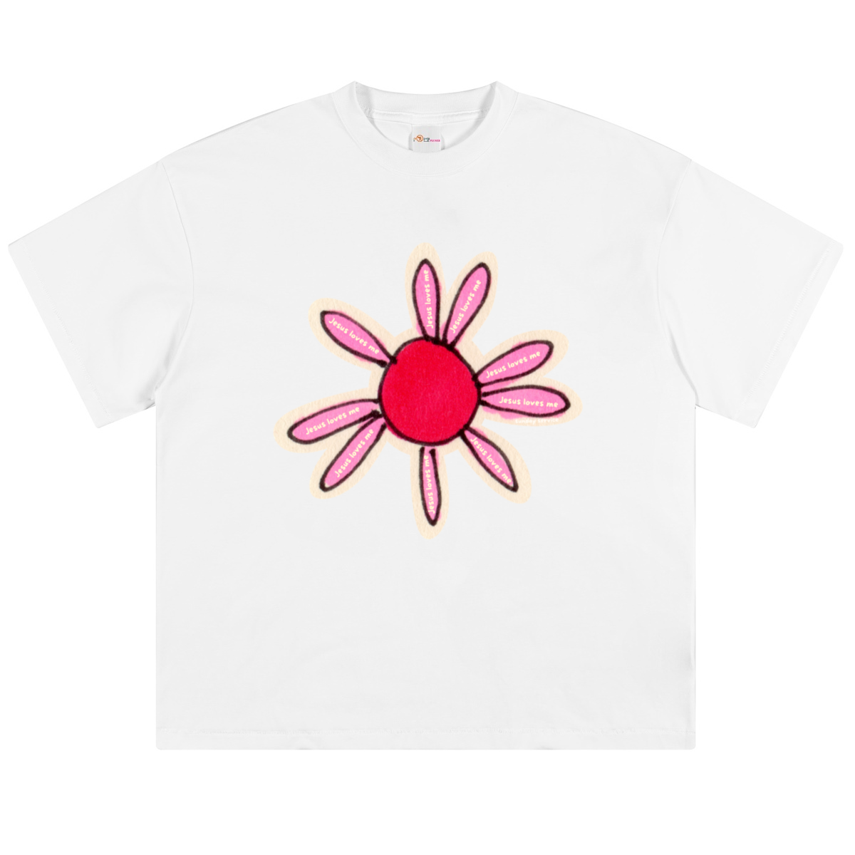 "Jesus loves you" kids tee