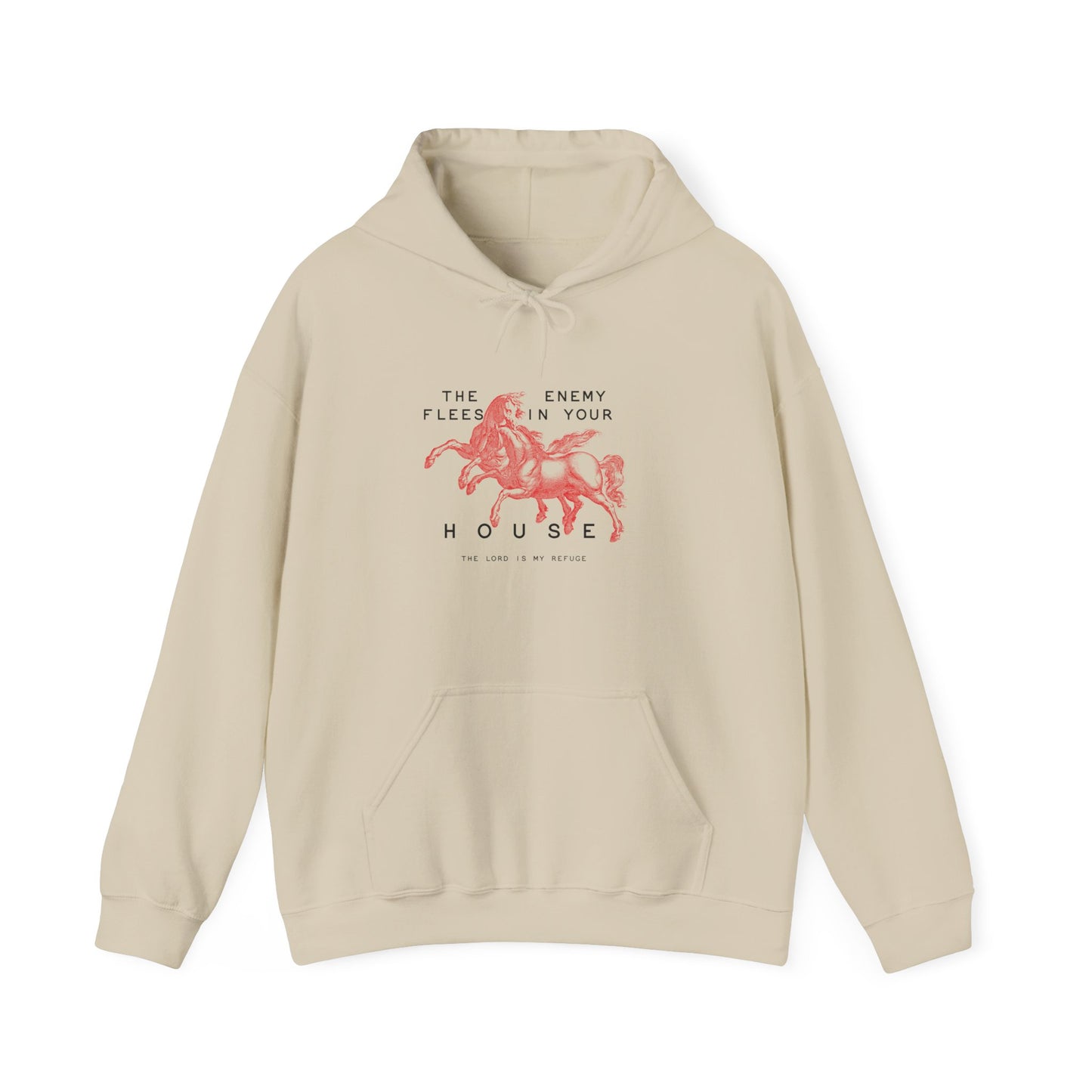 The enemy flees hoodie