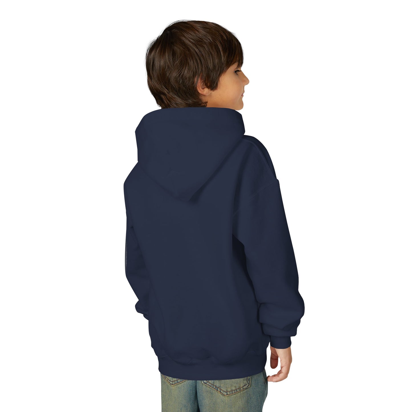 Youth Hoodie — "The Enemy Flees in Your House" Graphic Horse Pullover