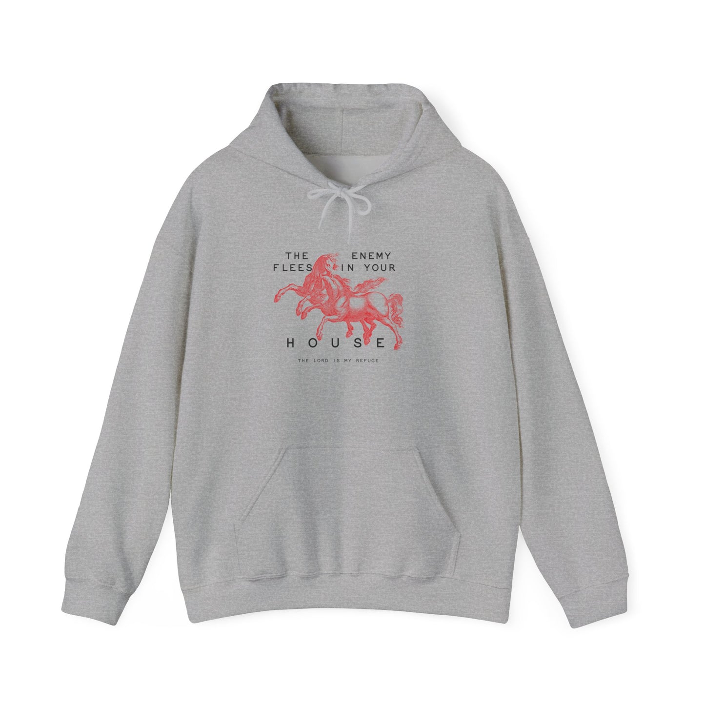 The enemy flees hoodie