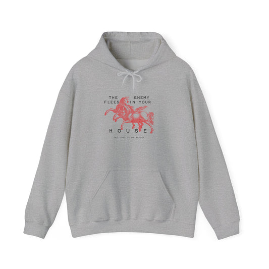The enemy flees hoodie