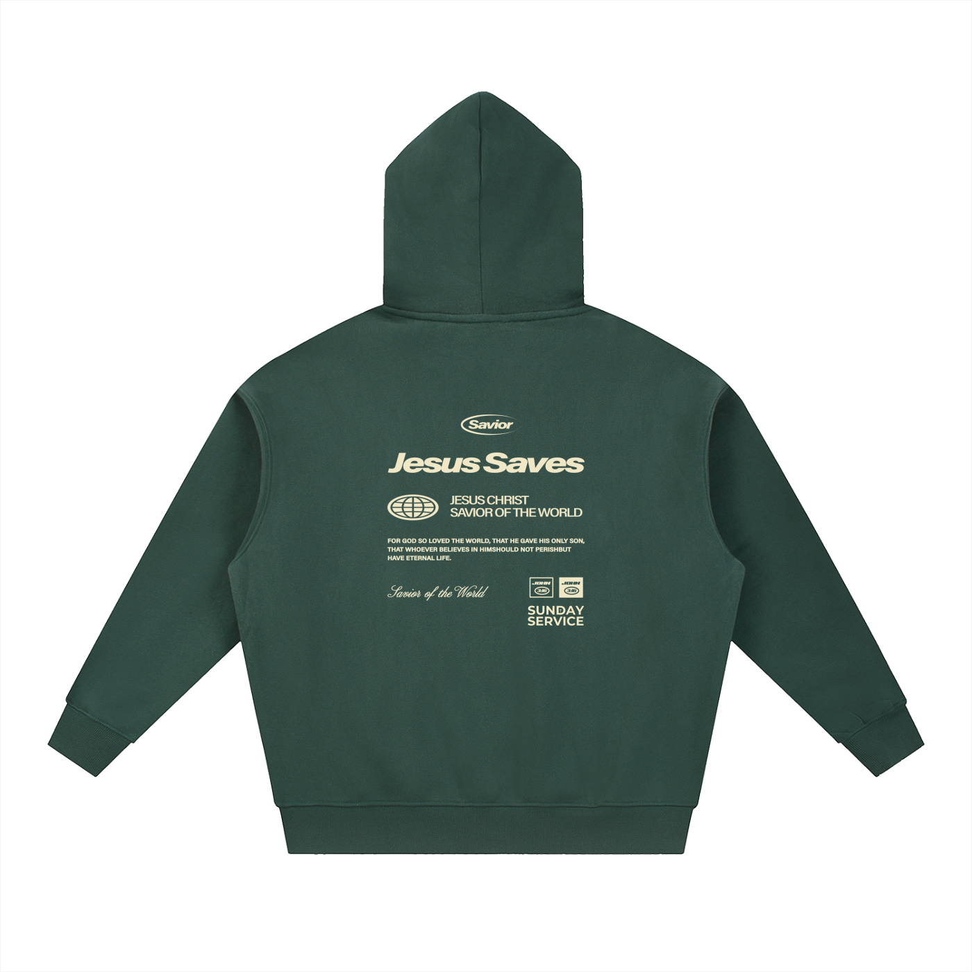 Essential Oversized Fleece Boxy Hoodie