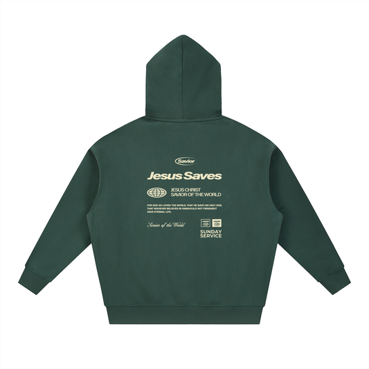 Essential Oversized Fleece Boxy Hoodie