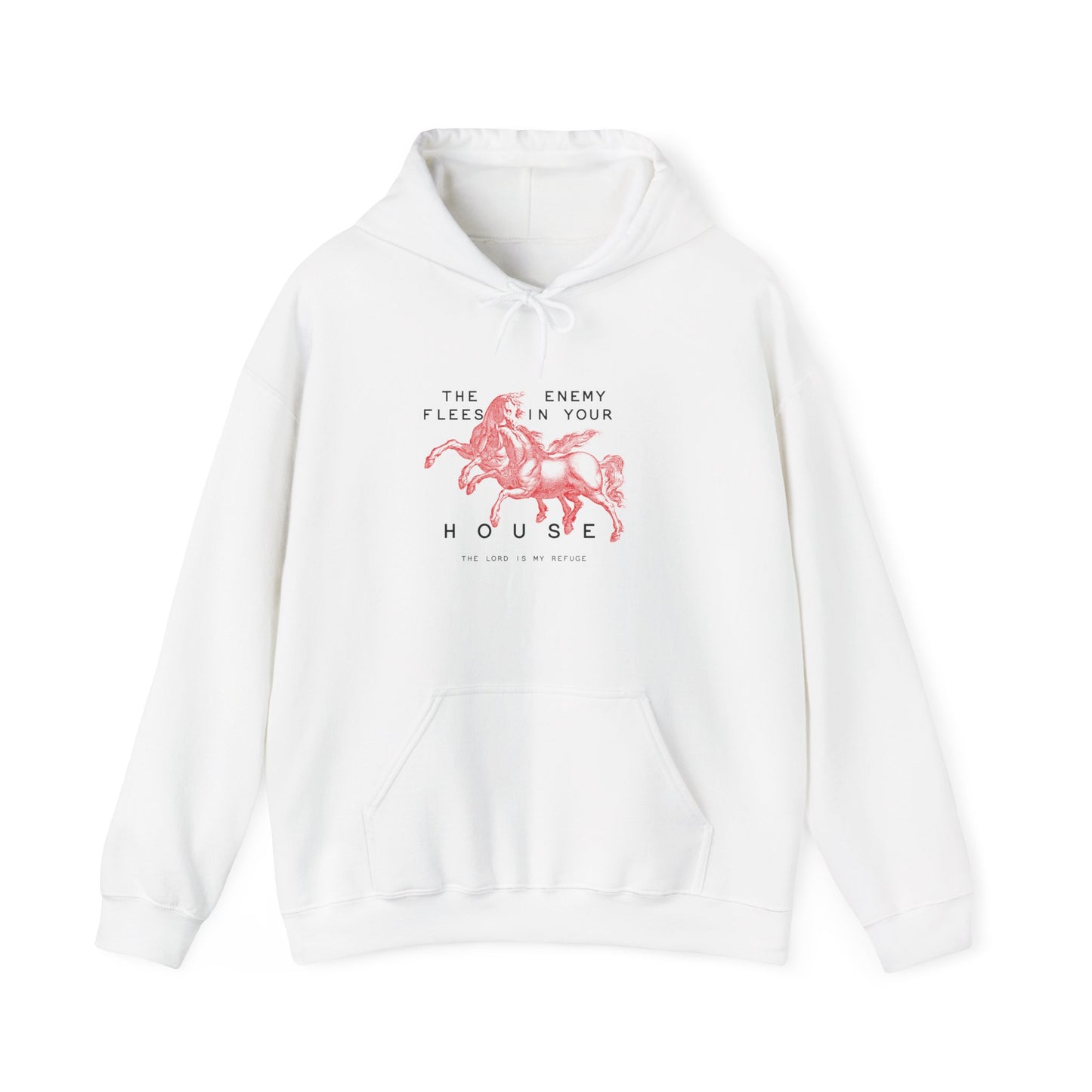 The enemy flees hoodie