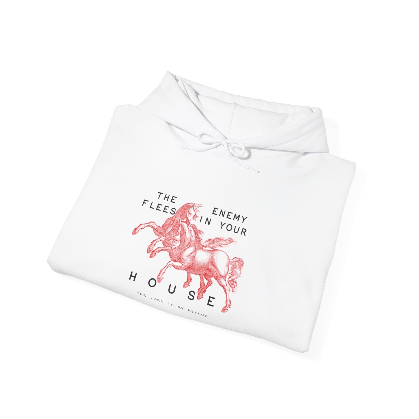 The enemy flees hoodie