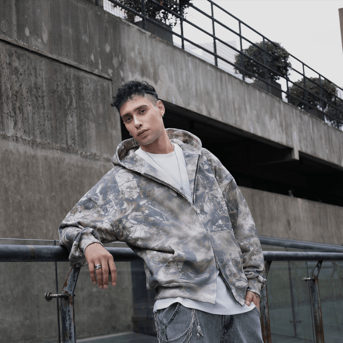 "Led by the Lord" Camo hoodie unisex