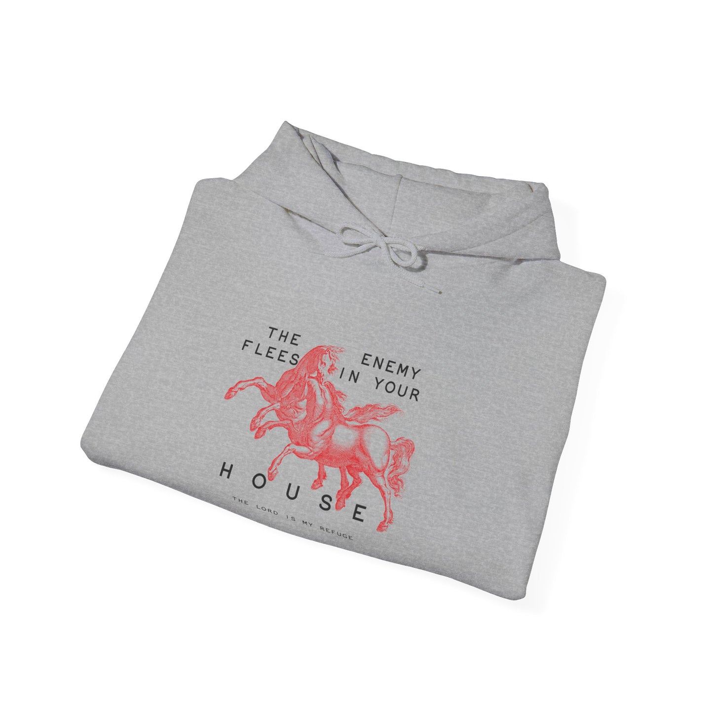 The enemy flees hoodie