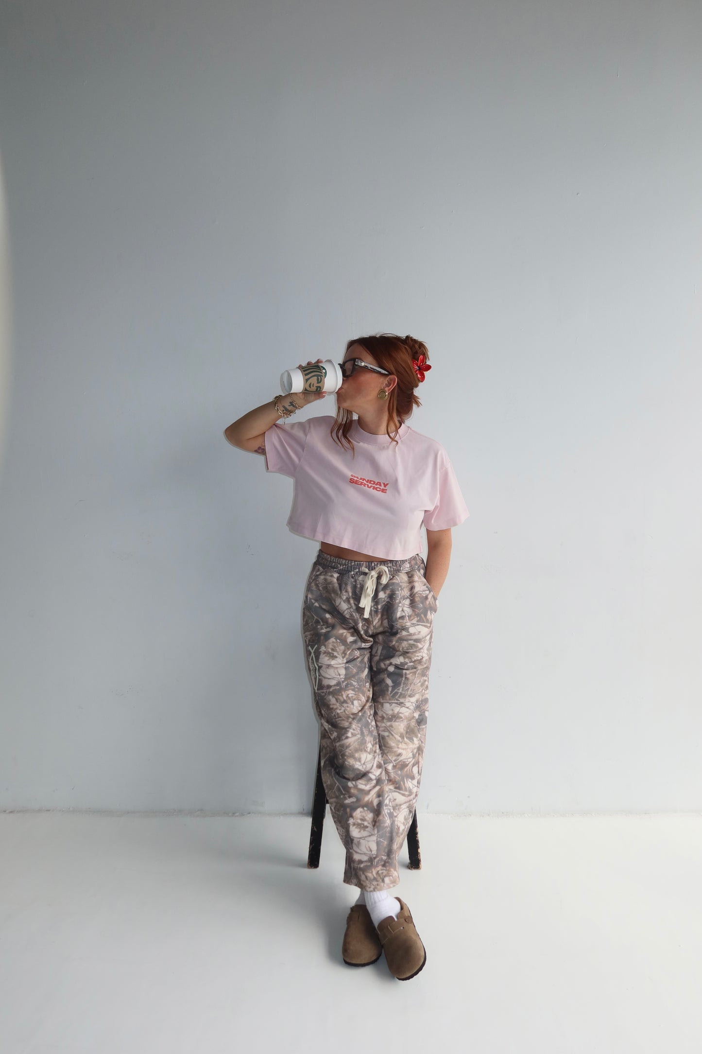 "Led by the Lord" Crop Tee