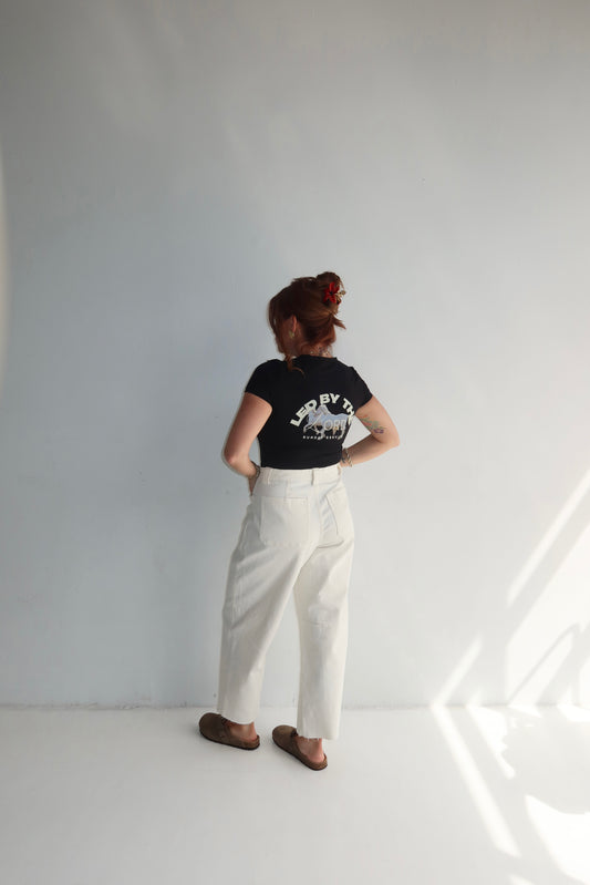 "Led by the Lord" baby doll tee