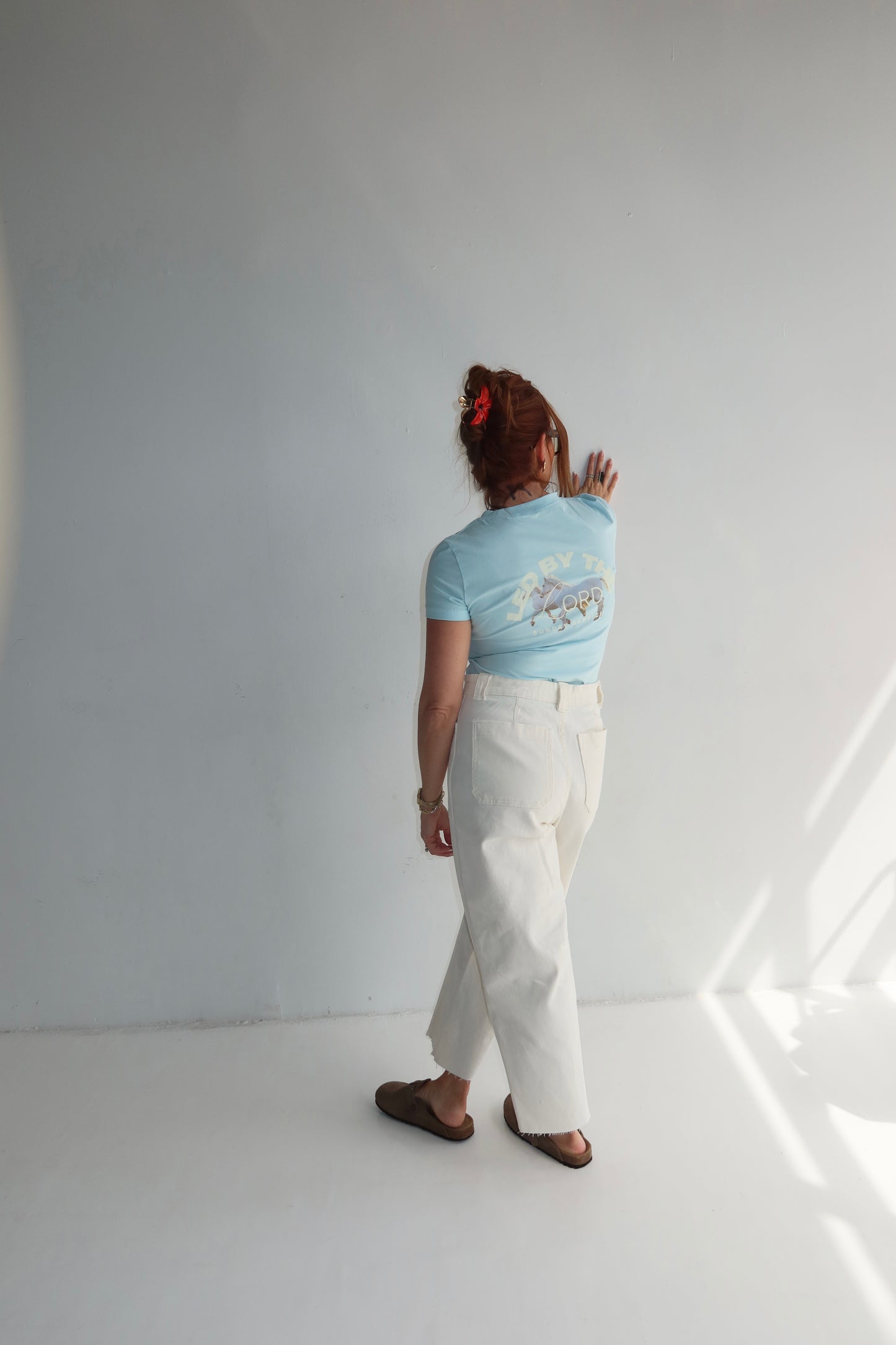 "Led by the Lord" baby doll tee