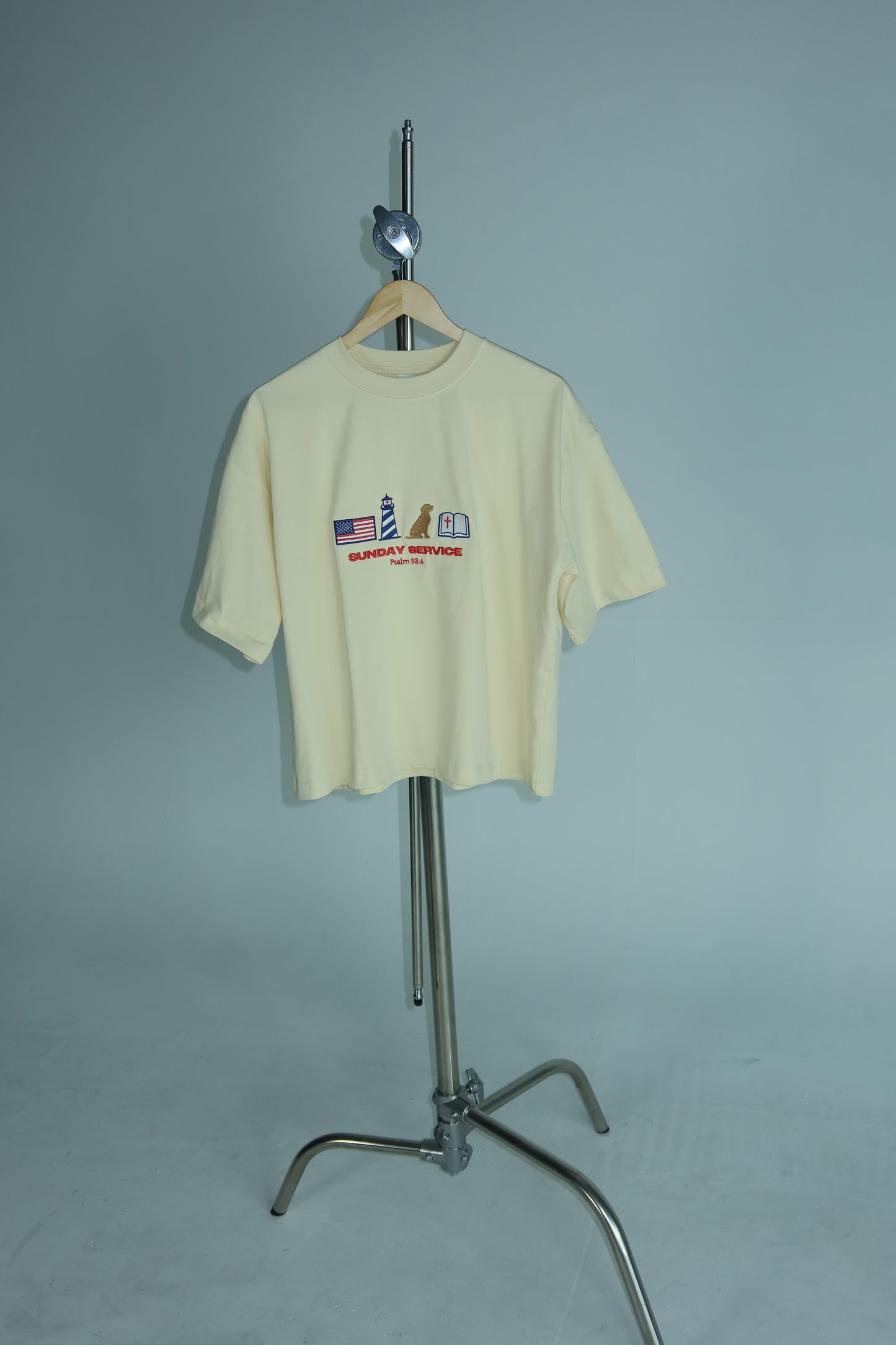 Embroidered Americana Boxy Tee