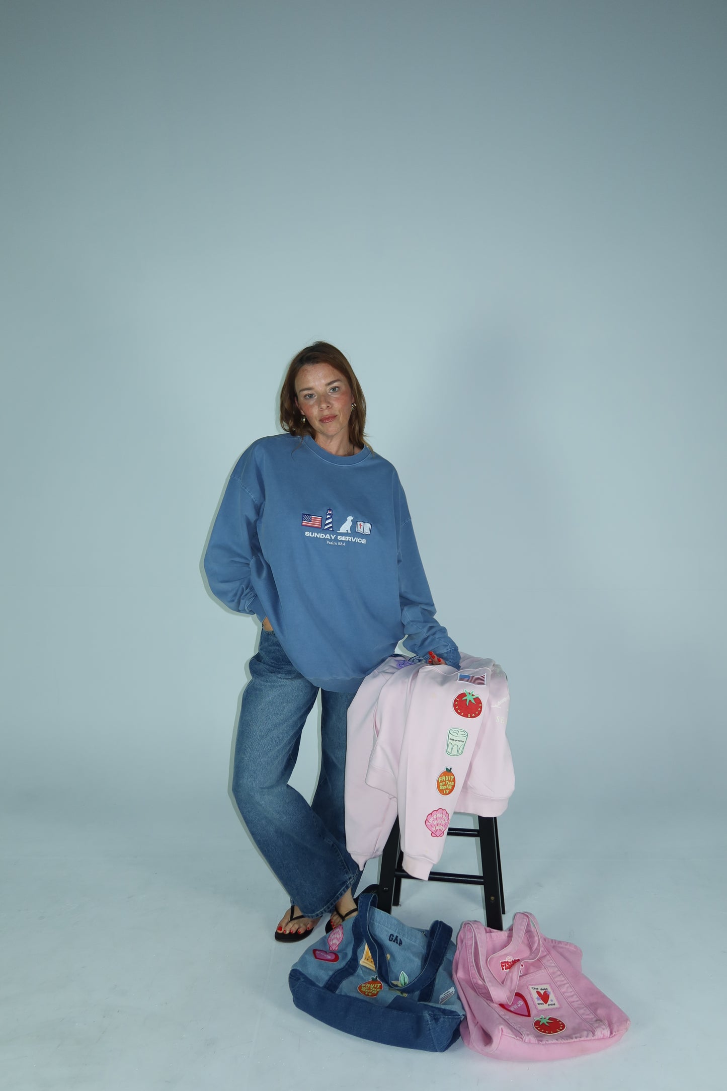 Embroidered Americana Sweater