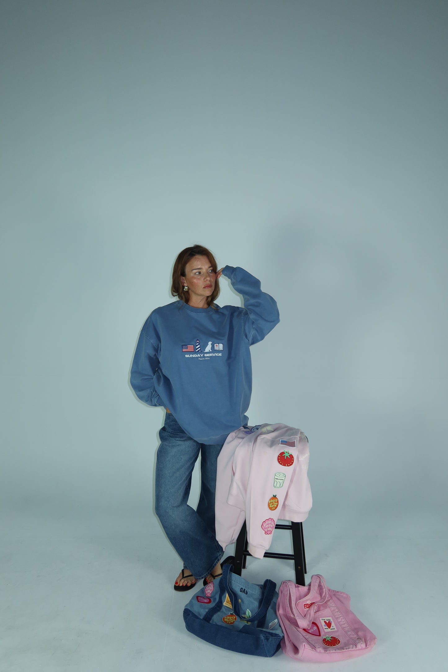 Embroidered Americana Sweater