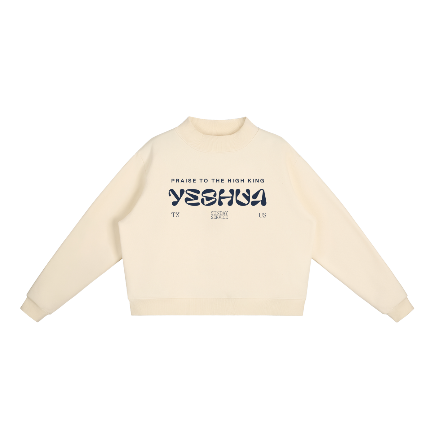 Yeshua Mock neck sweatshirt