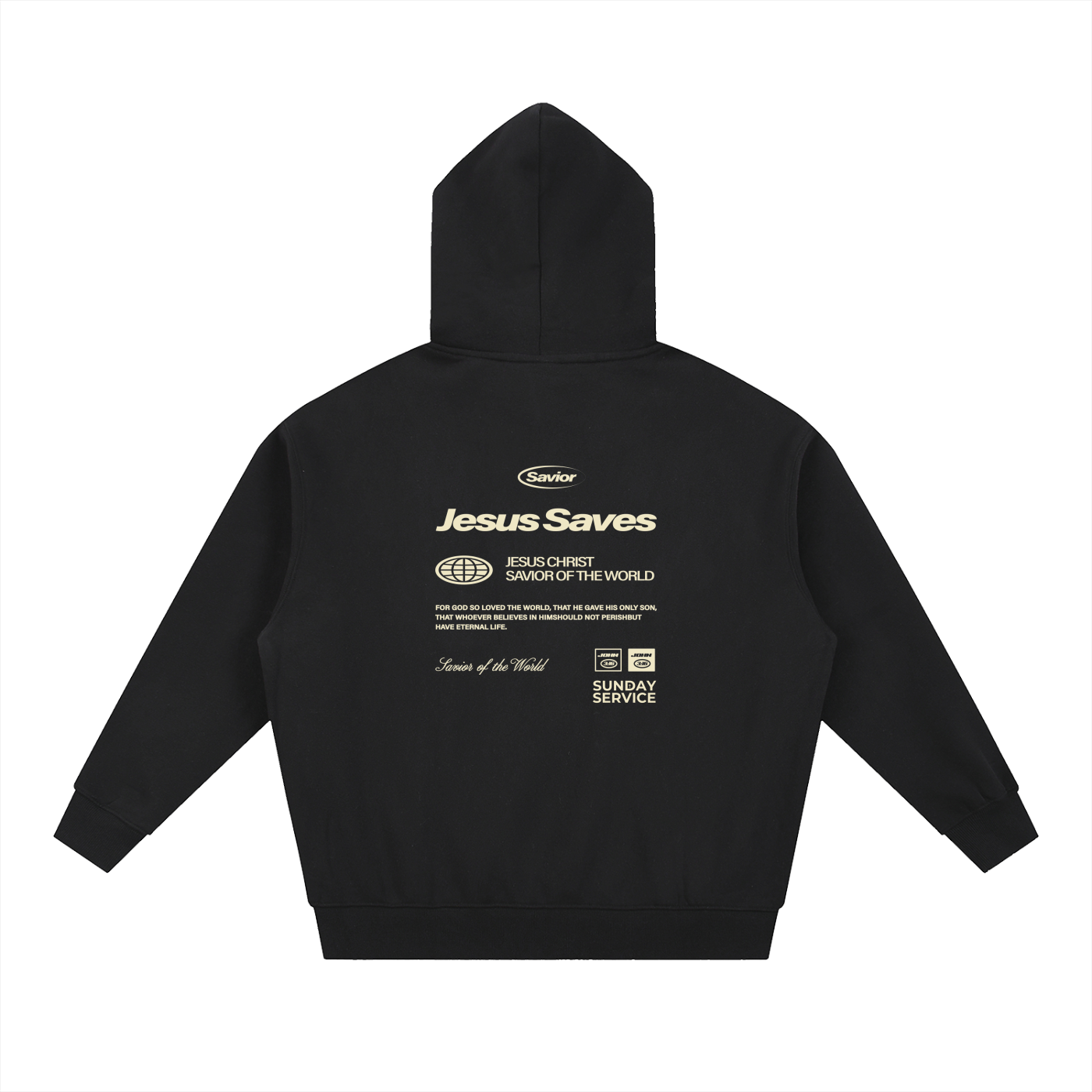 Essential Oversized Fleece Boxy Hoodie