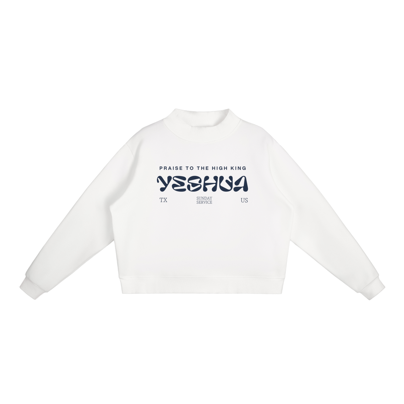 Yeshua Mock neck sweatshirt